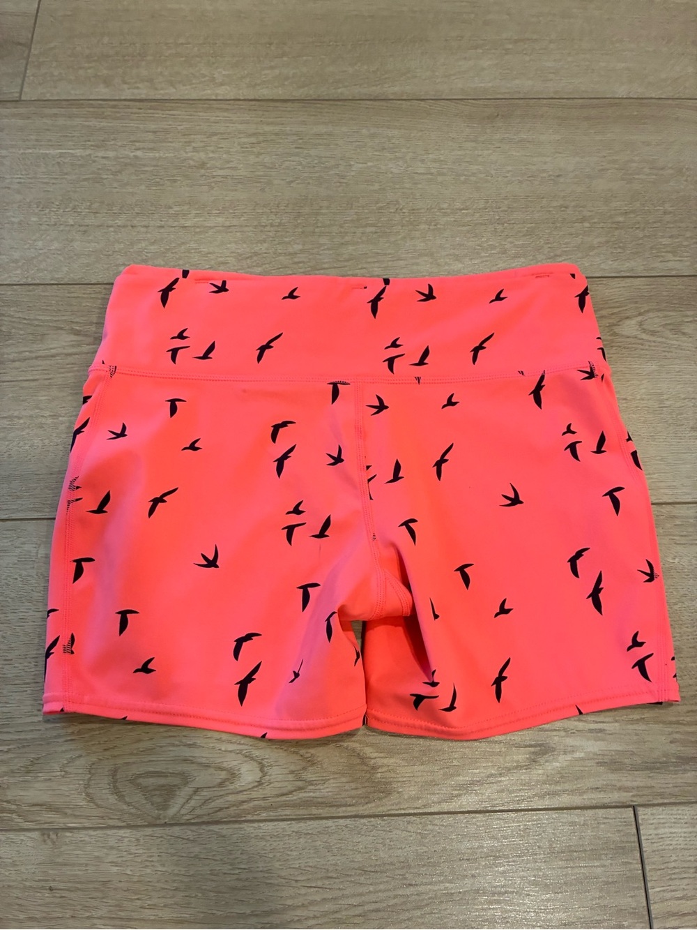 Oiselle Women’s Orange Bird Running Shorts Size 8 - Picture 7 of 7